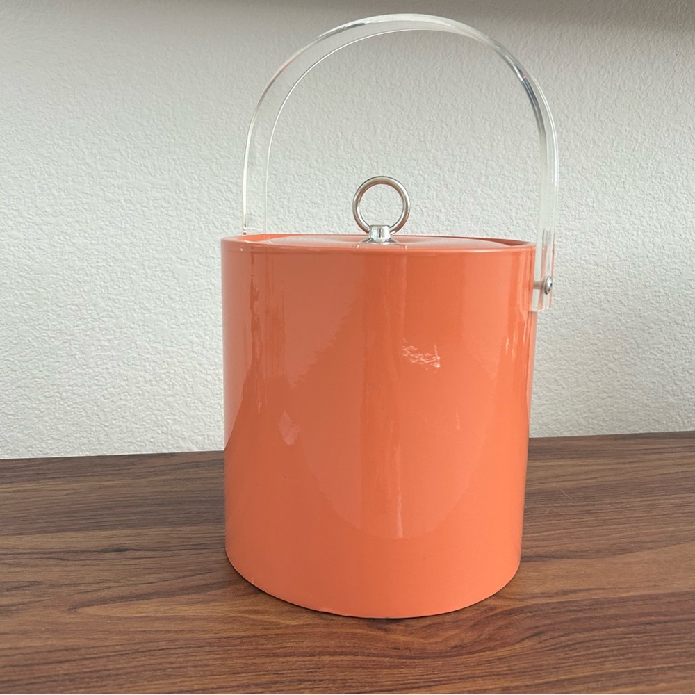 🔻🔻🔻sale Vintage mcm vinyl ice bucket